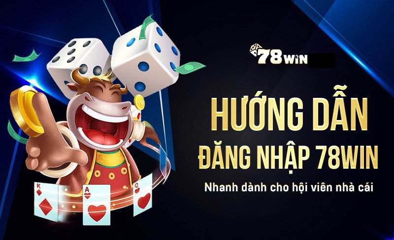 Thao tác đăng nhập 78win